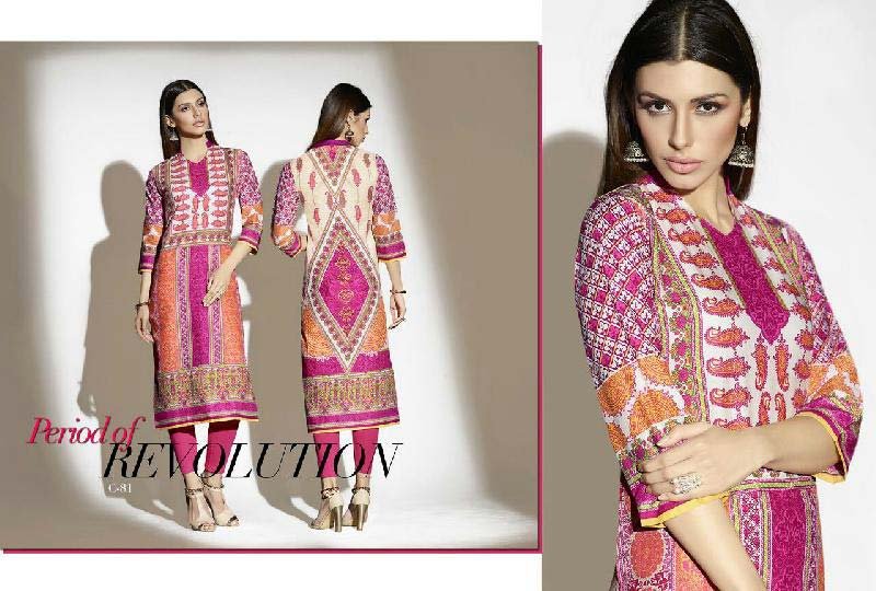 Printed Cotton Kurti (C-81)