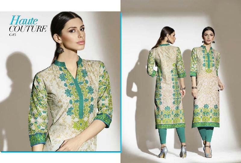 Printed Cotton Kurti (C-83)