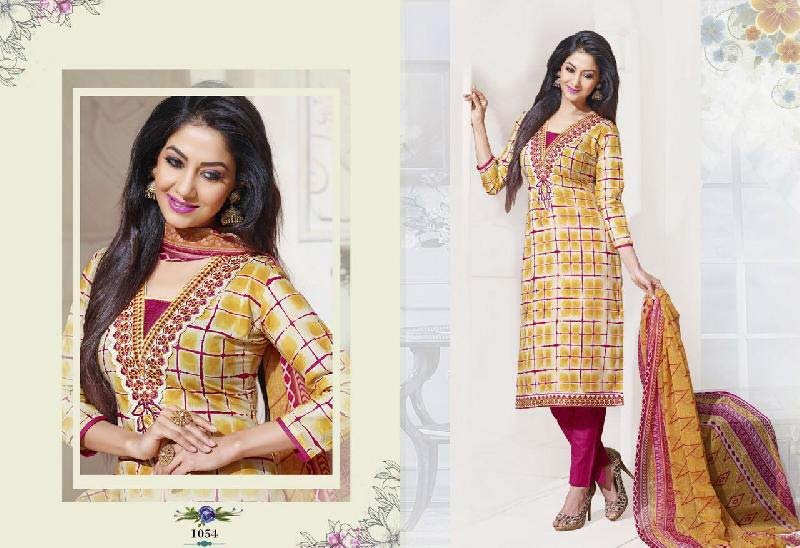 Printed Pant Style Suit (1054)