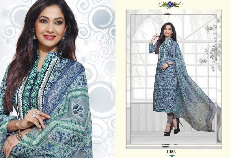 Printed Pant Style Suit (1055)