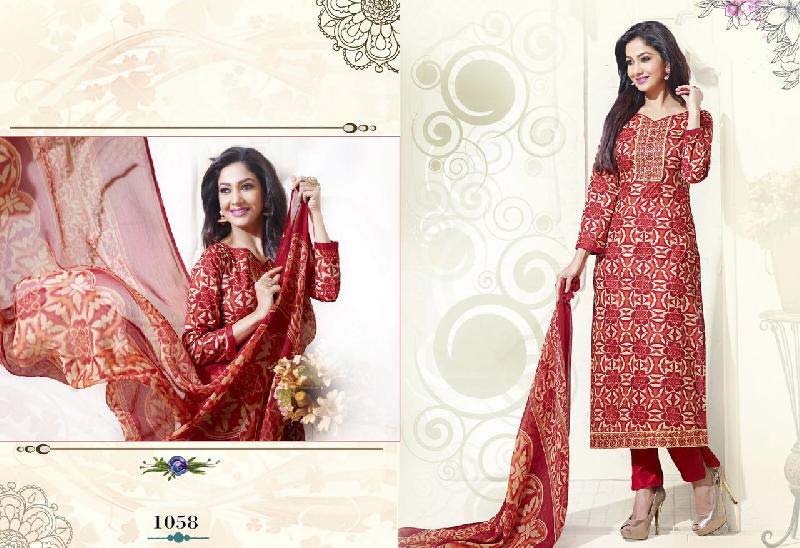 Printed Pant Style Suit (1058)