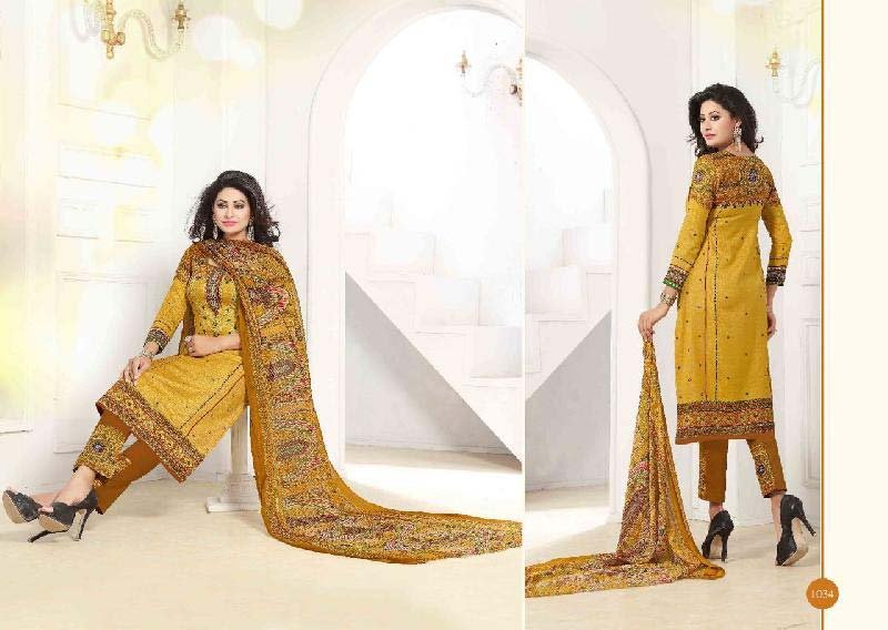 Satin Pant Style Suit (1034)