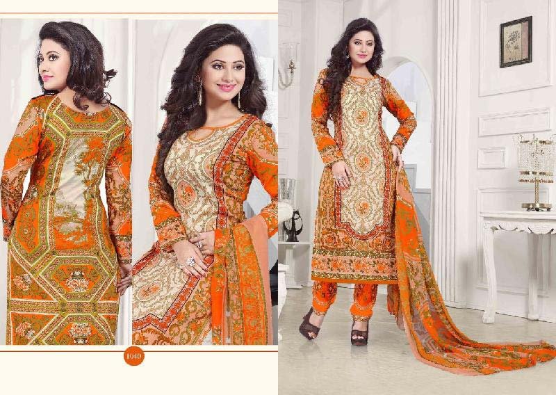 Satin Pant Style Suit (1040)