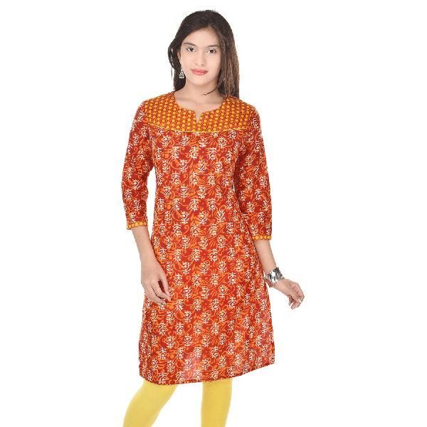 Printed Cotton Kurti (DSC 0233)