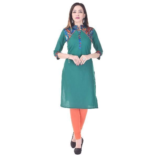 Solid Kurti (DSC 6449)