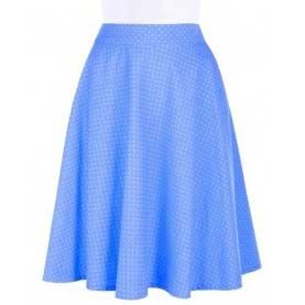Dot Light Blue Skirt