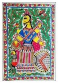 Saraswati Mata Painting