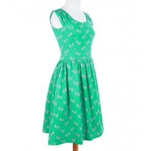 Wrap Green Leaf One Piece Dress