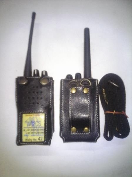 Leather Walky Talky Cover 02