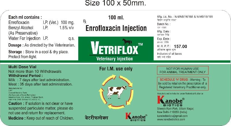 Vetriflox Injection 01