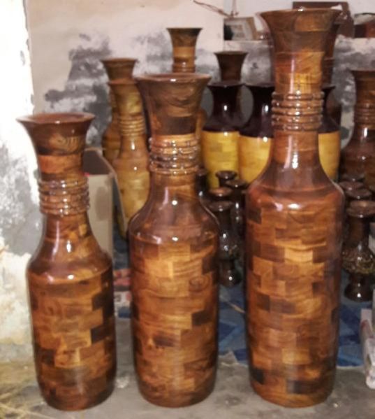 Wooden Flower Pots 01