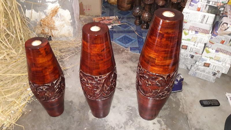 Wooden Flower Pots 02