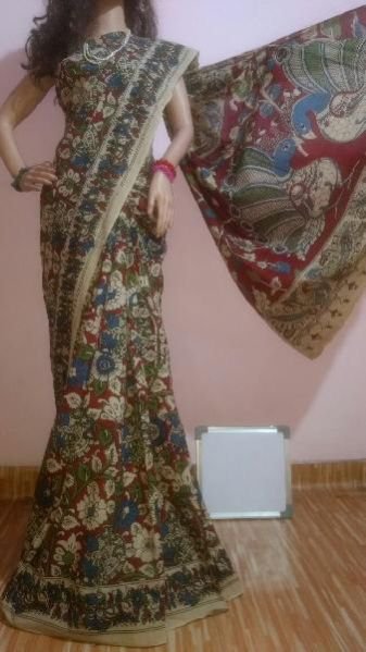 Kalamkari Silk Cotton Sarees 02