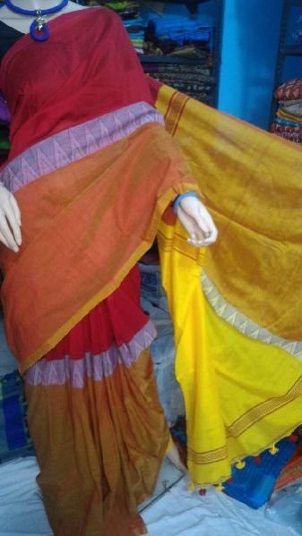 Madhyamoni Khadi Saree 02