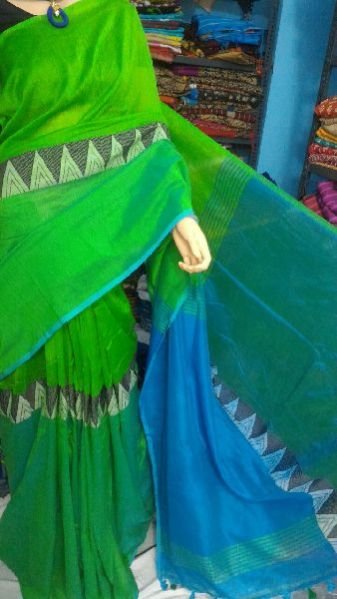 Madhyamoni Khadi Saree 04