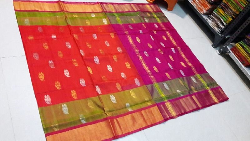 Pure Uppada Silk Jamdani Saree 03