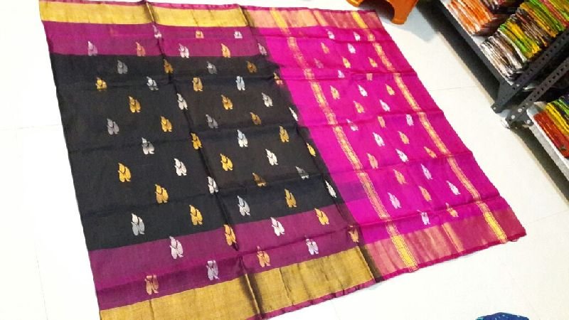 Pure Uppada Silk Jamdani Saree 04