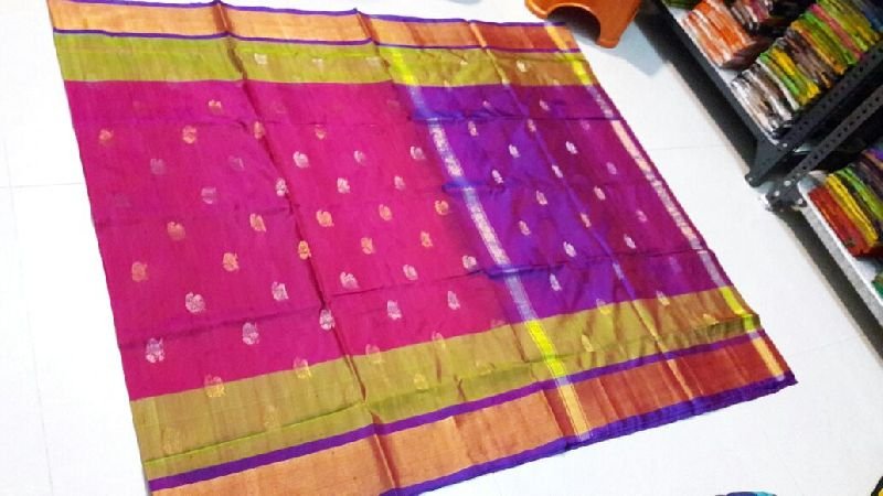 Pure Uppada Silk Jamdani Saree 05