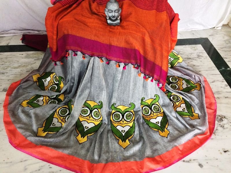 Resham Embroidery Saree 06