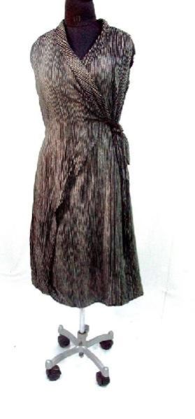 Carf Lenght Dress in Printed Rayon