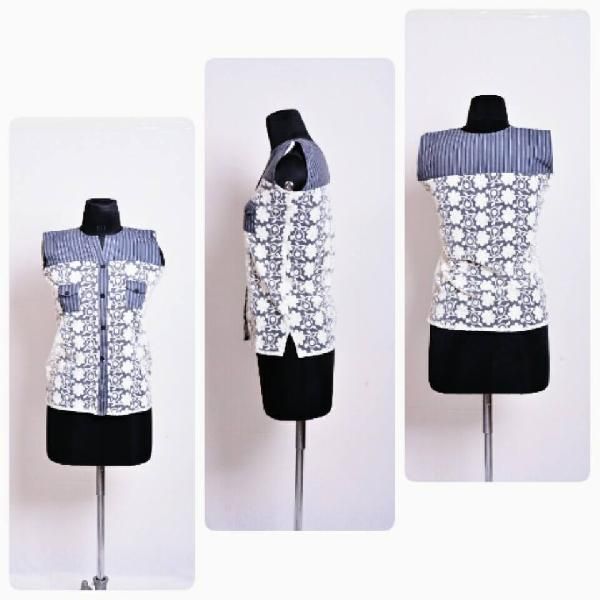 Top in Floral Design Net