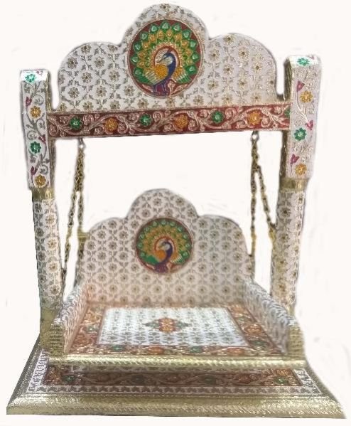 Wooden Meenakari Swing