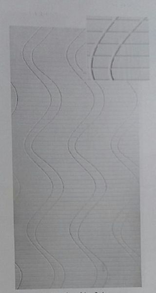 1001 White Oak Poly Wave Board