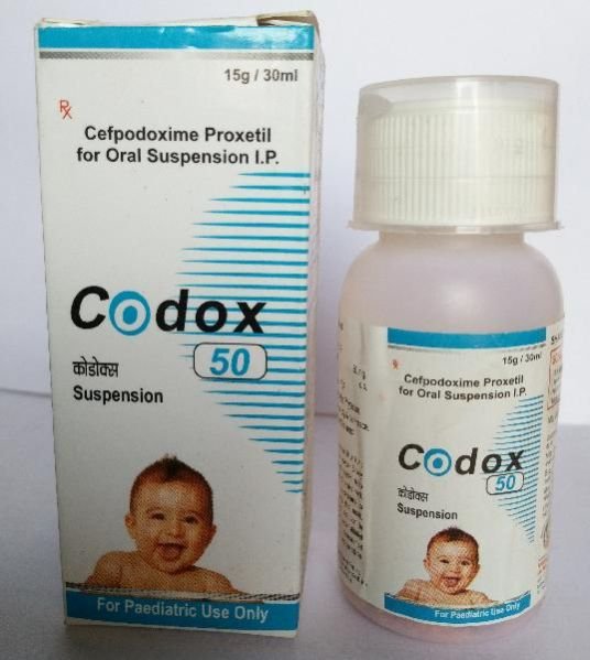 CODOX 50 MG DRY SYRUP