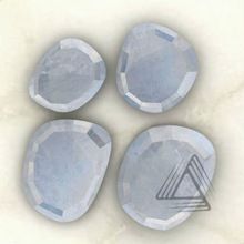 Rainbow Moonstone Irregular Rose Cut Gemstones