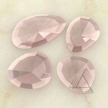 Rose Quartz Rose Cut Gemstones