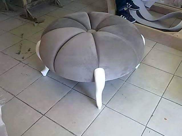 ROT-104 Wooden Ottoman