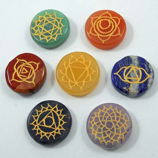 Seven Stone Chakra Reiki Set 02