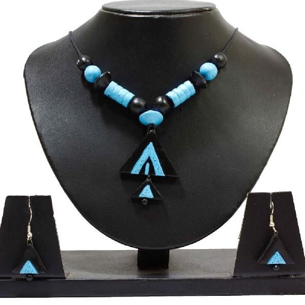 Black and Light Blue Jewellery