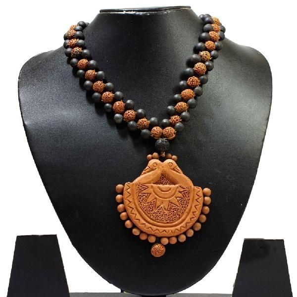 Black and Natural Clay Jewellery