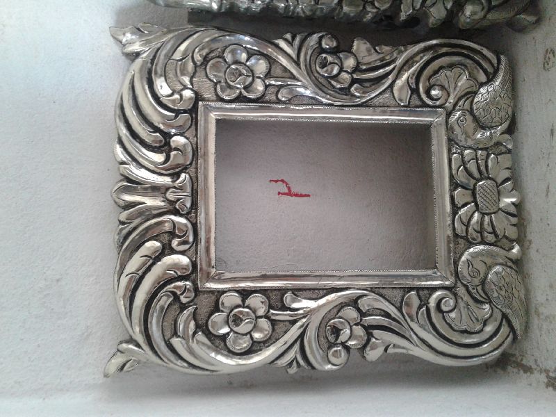Silver Inlay Mirror Frame 01