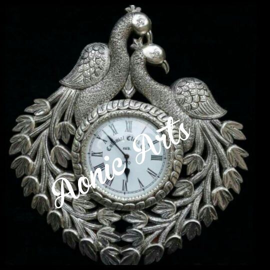 Silver Inly Wall Clock 02
