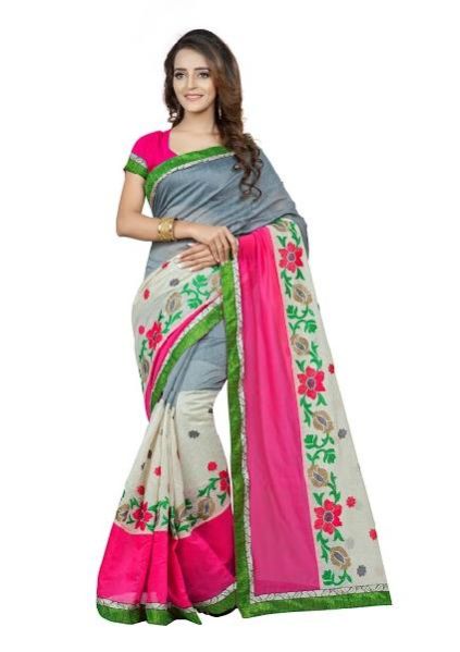Designer Chanderi Lup Net Saree (NRV-3337)
