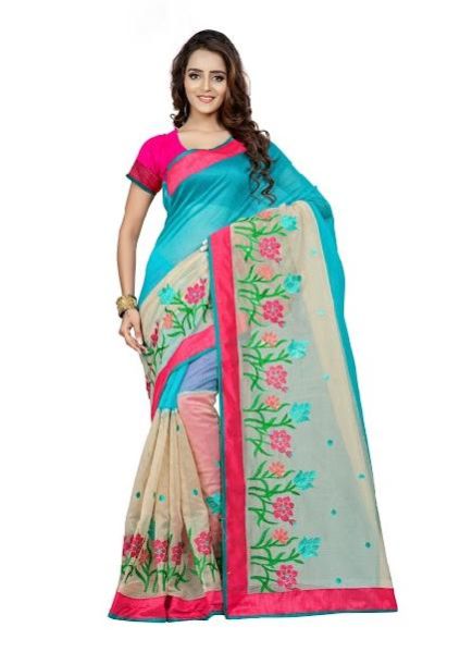 Designer Super Net Saree (NRV-3369)