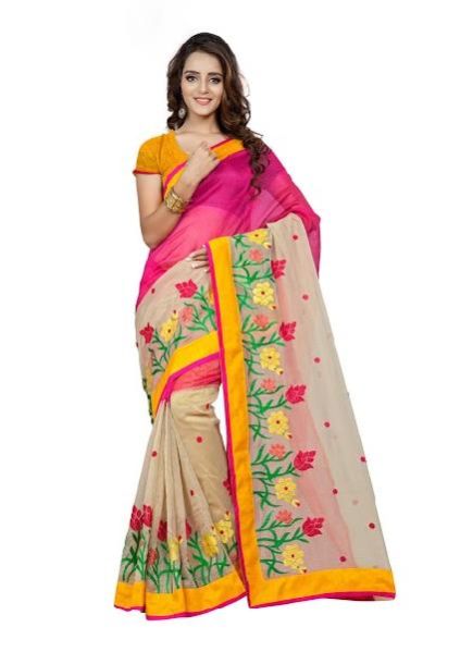 Designer Super Net Saree (NRV-3370)