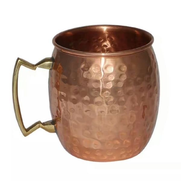 Copper Hammered Mug 01