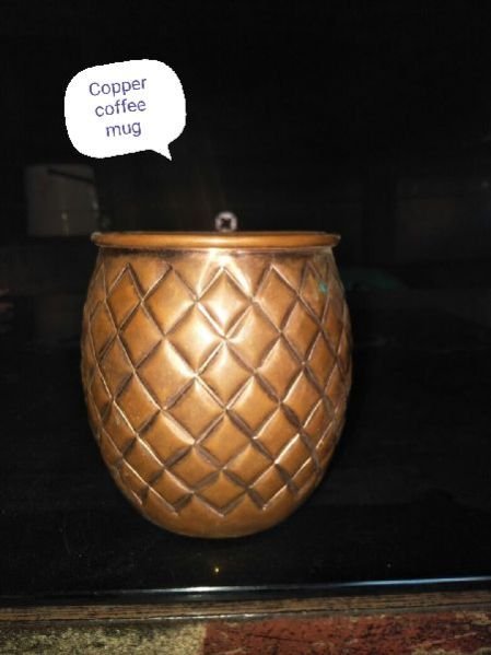 Copper Hammered Mug 02