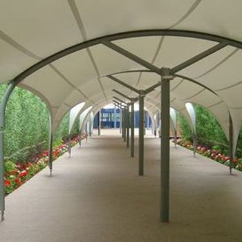 Walkway Covering Tensile Structure 06