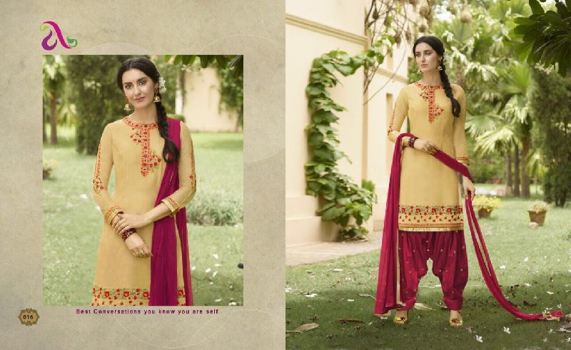 016 Ethnic Dress Material