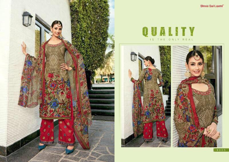 9005 Ethnic Dress Material