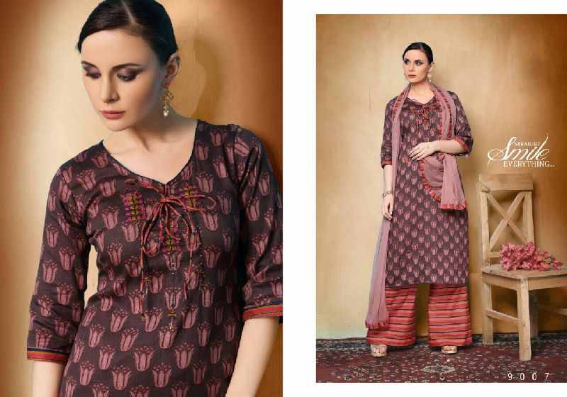 9007 Ethnic Dress Material