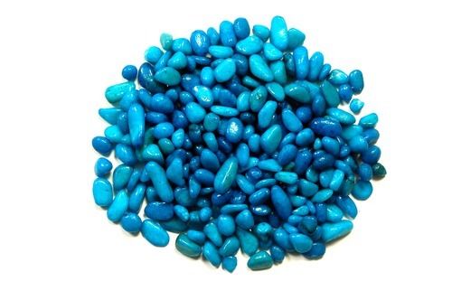 Blue Colour Pebbles
