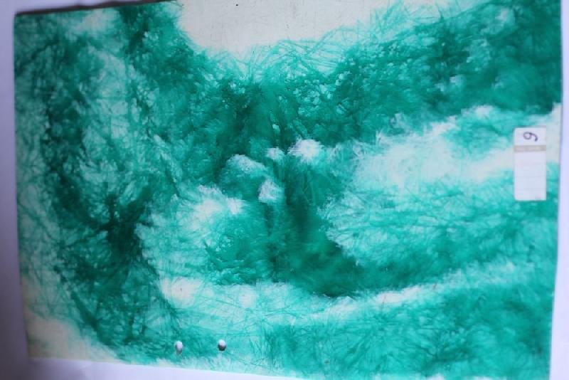 Green & White Cloud Fiber Sheets