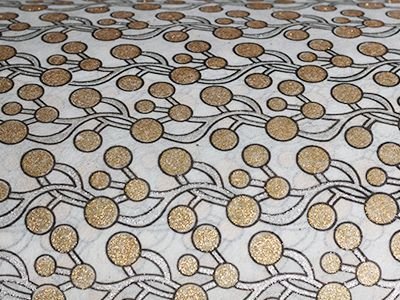 Silver Golder Grapes (Angur) Designer Fiberglass Sheet