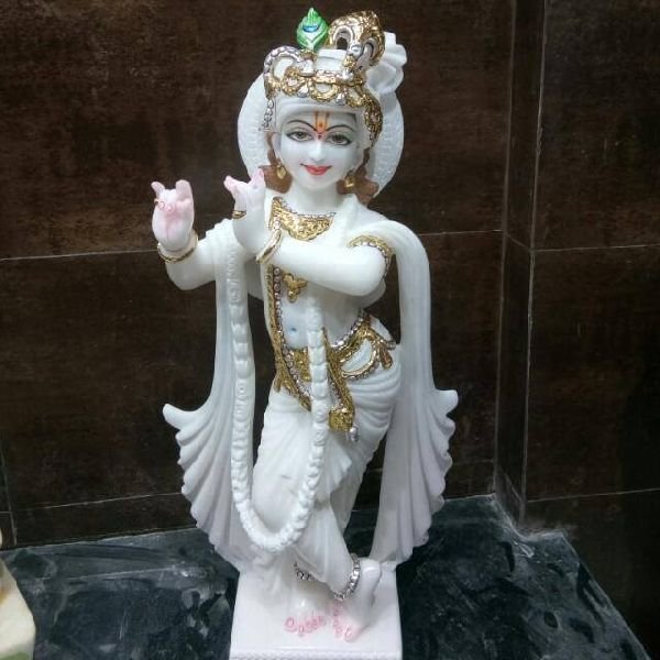 Bal Krishna Marble Statue 02