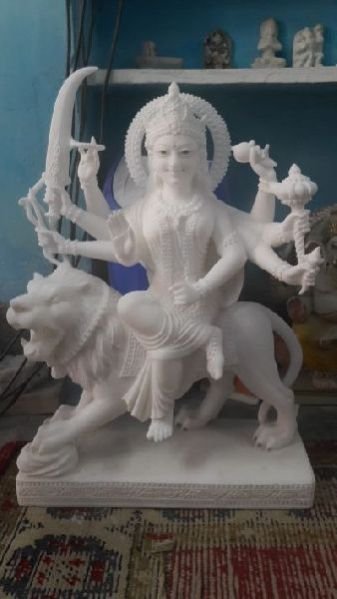 Durga Mata Marble Statue 01